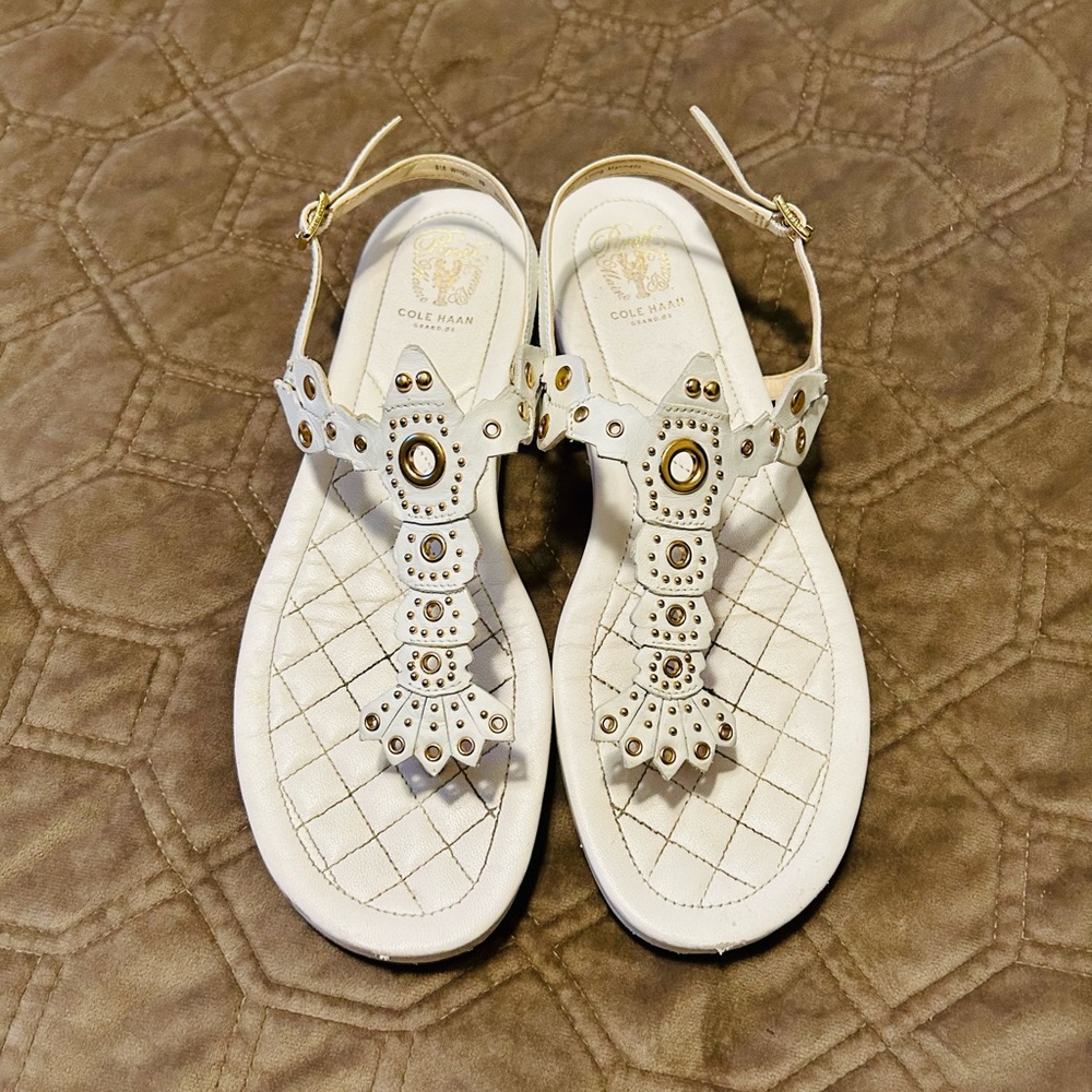 Cole Haan “Pinch Maine Classic” Strappy Flat Sandals